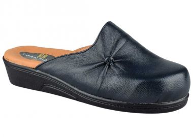 Παντόφλες γυναικείες | Δερμάτινες | Υφαντίδης | 110435 | Μπλε - Υφαντίδης - 